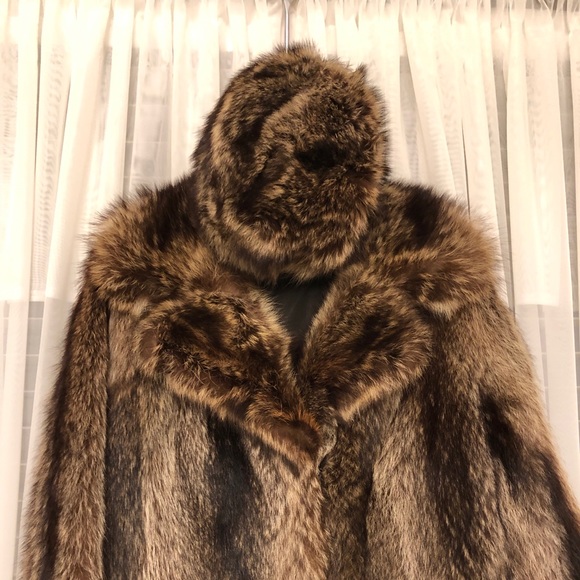 Raccoon Fur coat - Picture 4 of 10